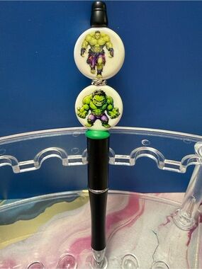 🩷New Hulk Themed Beaded Pen